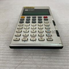 【SHARP】 シャープ プログラム電卓 PC-1200 当時物 昭和レトロ ELSI MATE 計算機 ポケコン ピタゴラス A0358の画像