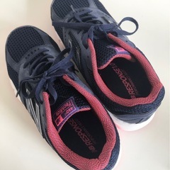 【中古品】ニューバランス NewBalance 460v2 TechRideネイビー/ピンク スニーカー 23.5cm レディース ランニングシューズの画像