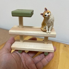 【ミニチュア】手作りキャットタワーの画像