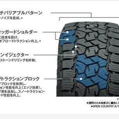 225/65R17 ホワイトレター オープンカントリー A/TⅢ 新品タイヤ４本　工賃込99,000円の画像