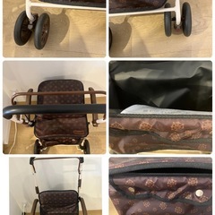シルバーカー 幸和製作所　コウワセイサクジョ　ダークブラウン 　 の画像