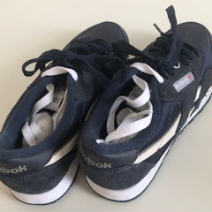 【未使用品】リーボック Reebok スニーカー classic nylon ネイビー 23cm レディース 靴の画像