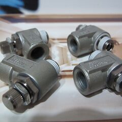 💗未使用品ＳＭＣスピコン💗スピードコントローラー　メータアウト　ＰＴ１／８　４個セットの画像