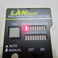 LAN test  取扱説明書付きの画像