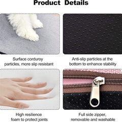 犬用階段 柔らかくて快適なペット用階段 洗えるジッパー付きカバー付き 登りやすい犬用スロープステップ ソファベッド用犬用スロープ 　転売OK　倒産品　まとめ売り　ネット商材　アマゾン引き上げ商品　メルカリ　副業の画像