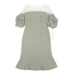 ERUKEI エルケイ ワンピースドレス 18260 グリーン キャバドレスの画像
