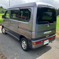 バモスホビオ 27年 車検8年11月 5速MT ナビ BT フルセグ Bカメラの画像