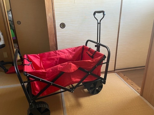⭐︎ キャンプなど　キャリー
ワゴン　手作りテーブル付き