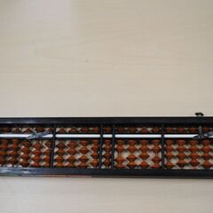 [1493] ワンタッチそろばん トモエそろばん 33.5cm 木製 23桁の画像