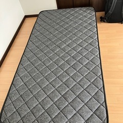 【美品】シングルベッド　シングルマットレス　スプリング入り　寝具の画像