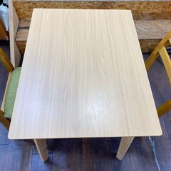 ジ386/ ダイニングテーブル 2人掛け 約 幅78cm 3点セット ダイニングセット ビーチ 突板 無垢 木目 食卓セット 白木テイスト 北欧風 ダイニングチェア 椅子の画像