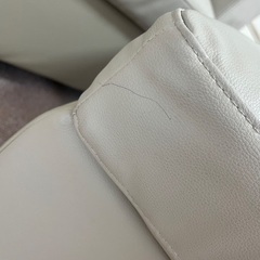 【引き取りのみ可】ソファ3人掛け　オットマン付きの画像