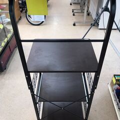 【ジャングルジャングル岩出店】【B89】レンジラック ブラウン  幅49cm×奥行40cm×高さ130.5cm 中古 家具 和歌山 岩出市 紀の川市 海南市の画像