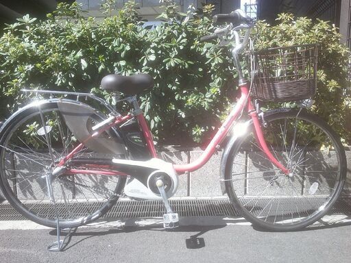 中古Panasonic電動アシスト自転車 8.9Ah パナソニック 26インチ 3段