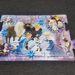 【レア物】アナと雪の女王 家族の思い出 ステップパノラマパズルの画像