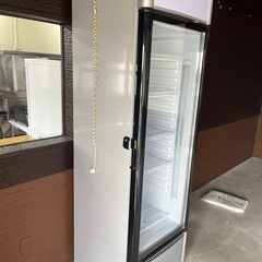 業務用 冷蔵ショーケース RITS-230 352L 鍵付き 動作確認済 中古美品 使用2ヶ月程度！ テンポスバスターズ 縦型ショーケース ④の画像