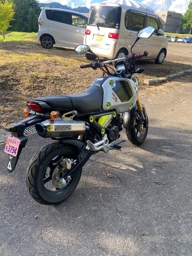 ホンダ GROM カスタムマフラー 4769km グロム125