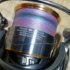 リール　フリームス5000　美品　PE1.5号　美品の画像