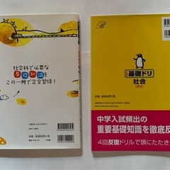 （2冊セット）陰山メソッド「徹底反復 社会プリント」小学校3~6年、中学受験　基礎ドリル 社会 シグマベストの画像