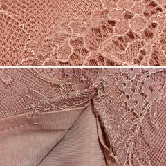 DEA. by ROBE de FLEURS ディアバイローブドフルール チュールスリーブ×総レースタイトミニキャバドレス DE2352 キャバドレスの画像