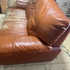 ソファ　レトロ　ヴィンテージ　DIY 2人掛けの画像
