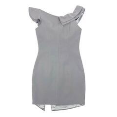 DEA. by ROBE de FLEURS ディアバイローブドフルール アシンメトリータイトミニキャバドレス DE2099 ダスティーブルー キャバドレスの画像