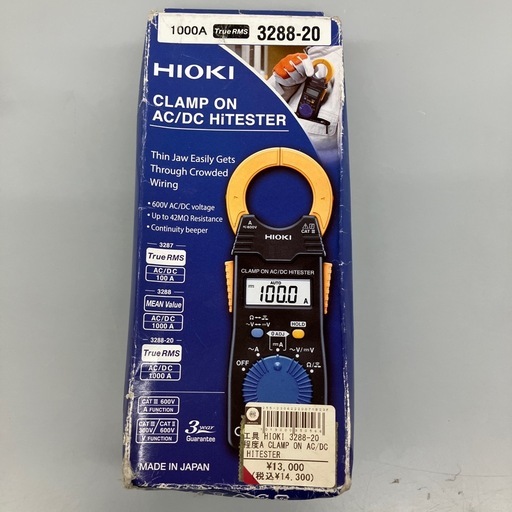 【中古】【店頭引取限定】HIOKI AC／DCハイテスター CLAMP ON 14,300円