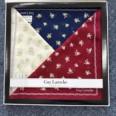 【3枚セット】Guy Laroche 綿ハンカチ 十二星座　メンズの画像