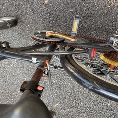 折りたたみ自転車　ジャンクの画像
