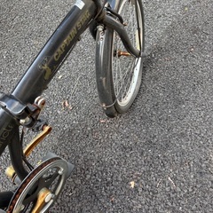 折りたたみ自転車　ジャンクの画像