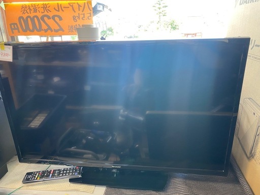 シャープ　て液晶テレビ　2017年製　　32型