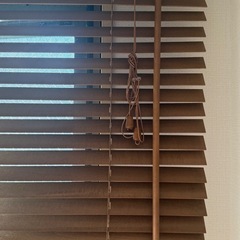お洒落！
雰囲気のある木製ブラインドの画像