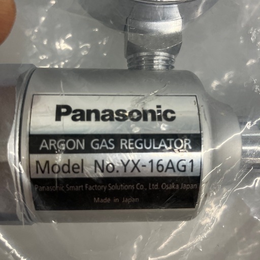 【中古】【店頭引取限定】 Panasonic パナソニックレギュレータ 純正アルゴンガス調整器 YX-16AG1 未使用品  11,000円 中古】【店頭引取限定】 Panasonic パナソニックレギュレータ 純正