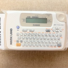 CASIO テプラ本体(お試しテープ付)　※未使用の画像