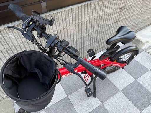 PYKES PEAK 電動アシスト自転車 X20（綺麗なレッド）