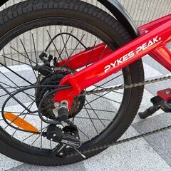 PYKES PEAK 電動アシスト自転車 X20（綺麗なレッド）の画像