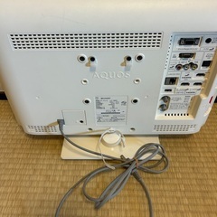 2011年製 SHARP AQUOS 19インチ　ホワイトの画像