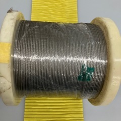 【中古】【店頭引取限定】ステンレスワイヤーロープ SUS304 7×7 2mm 200m 11,000円の画像