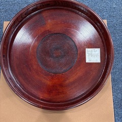 漆器 盆 天然木 うるし塗装の画像