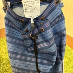 ショッピングカート 買い物カート 2輪 折りたたみ 軽量 ブルーチェック の画像