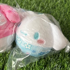 マイメロ･シナモロール ぬいぐるみマスコットの画像