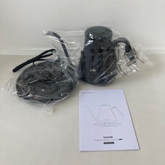 Epeios 電気ケトル コーヒー 0.9L  新品 ケトル ブラック 温度調節 珈琲ドリップ モダン エペイオス　PSE承認済みの画像