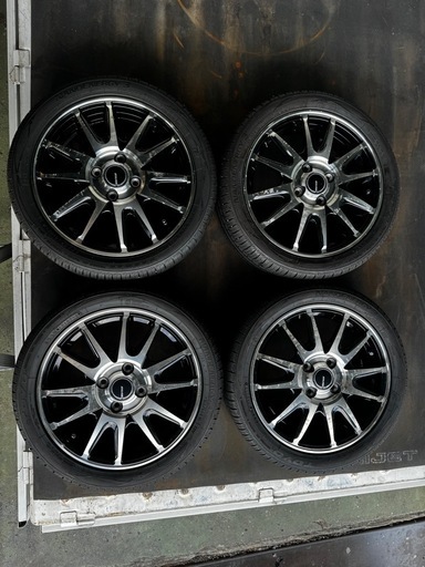 15インチホイール・タイヤセット　165/50 バリ山