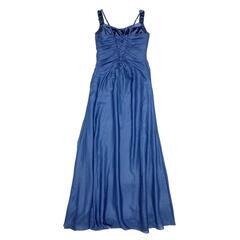 UNA VALERIE ウナヴァレリェ ドレープ ビジューデザイン ロングドレス キャバドレスの画像