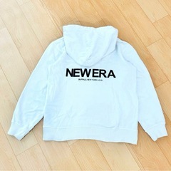 NEW ERA セットアップ 白黒2組SET パーカー150 パンツ130 人気の画像