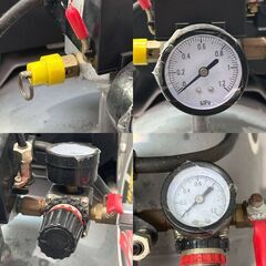 Y7 ※ジャンク パワーソニック エアコンプレッサー オイルレスエアーコンプレッサー APM-25L 25Lタンク 30409K12 の画像