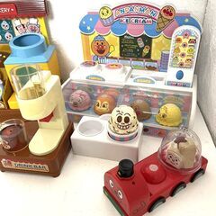 【中古品】アンパンマンおもちゃ（アイスクリーム屋さんとパン屋さんのセット）※紛失パーツあり  No.402の画像