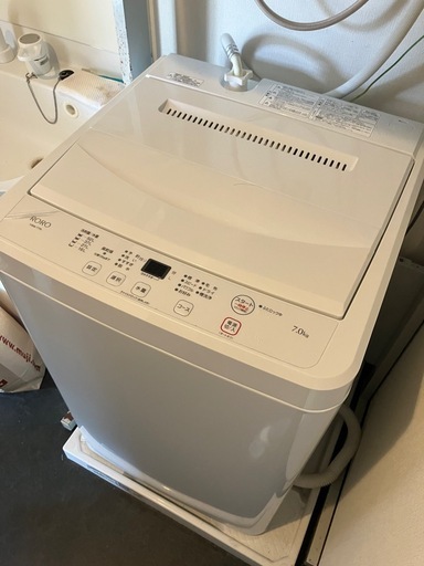 【美品】2024年製　7kg 洗濯機　YWM-T70L 　