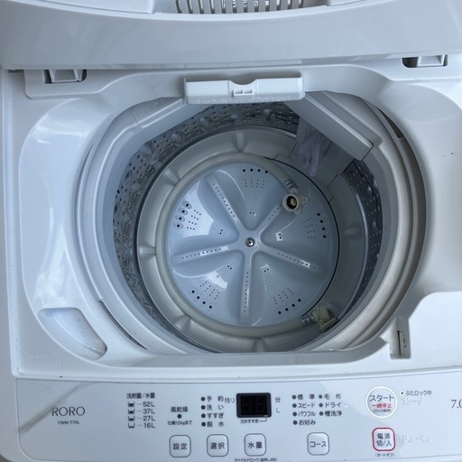 【美品】2024年製　7kg 洗濯機　YWM-T70L 　