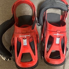 Burton スノーボードビンディング Ｌさいず　
レッドの画像